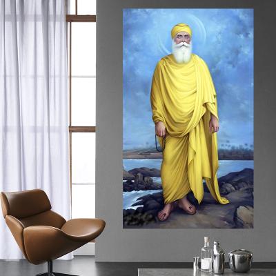 China Home Canvas Art Prints Guru Nanak Dev Ji Guru Sikh Canvas Prints from Decorations.Gifts India for sale