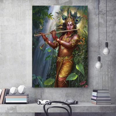 China Home Decorations.Gifts India Hindu Gods Canvas Paintings On The Wall ,Unframed Indian God Pictures For Living Room Wall for sale