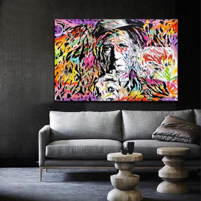 China Modern Modern Wall Art Picture of Art Graffiti Painting Typographic Abstract Character Poster for Home Decor for sale