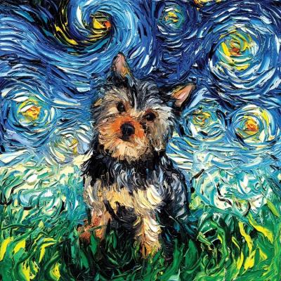 China Modern Luxury Wall Art Pictures And Poster Abstract HD Oil Painting Dogs For Home Decor Cuadros Living Room Canvas Painting for sale