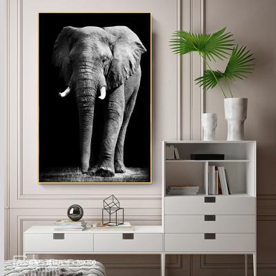 China Modern African Wild Elephant Animals Canvas Paintings On Canvas Art Pictures Wall Decoration d'Art Posters And Prints Wall Animals for sale