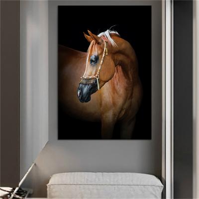 China Modern Modern Horse Painting Wall Pictures For Living Room Canvas Wall Art Pictures No Frame Canvas Animal Posters Painting Prints for sale