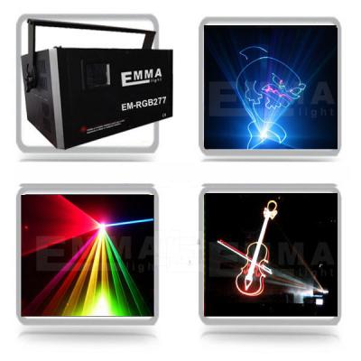 China RGB 5.3W Full Color Showlaser ILDA Laser Animation & Beam for sale