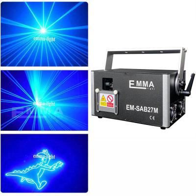 China 4W blue Laser Stage Light Pro DMX-512 Lighting Laser Projector Party DJ Light for sale