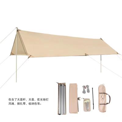 China UV-Resistant High Quality Canvas Oxford Fabric Folding Camping Tent For Hiking for sale