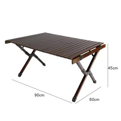 China CDN 12 Medium Modern Outdoor Camping Table Folding Egg Roll Wooden Board for Art Sketches for sale