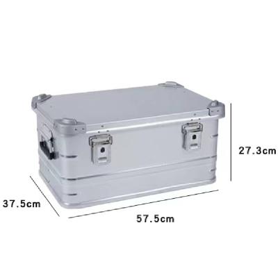 China Durable Outdoor Easy Use Multifunctional Storage Cases Medium Aluminum Storage Box For Camping for sale