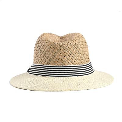 China Picture Men And Women Mesh Straw Summer Shade Straw Hat Unisex Breathable Travel Hat for sale