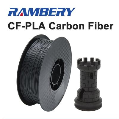 China FDM 3D Printer PLA Carbon Fiber 3D Printer Filament Dimensional Accuracy 1.75mm+/-0.02mm Spool 1KG Black (2.2 lbs) for sale