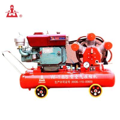 China Kaishan Lubricated Hot Sale Mining Diesel Engine Mini Portable Air Compressor for sale