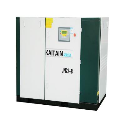 China OIL-LESS Kaitain JN22-8 Series Energy Saving Electric Screw Air Compressor for sale