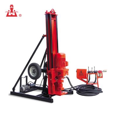 China Portable Road Construction Blast/Air DTH Hole Water Well Drilling Rig Electric and KQD165B Air Pneumatic Hammer Drill/Down The Hole Water Drilling for sale