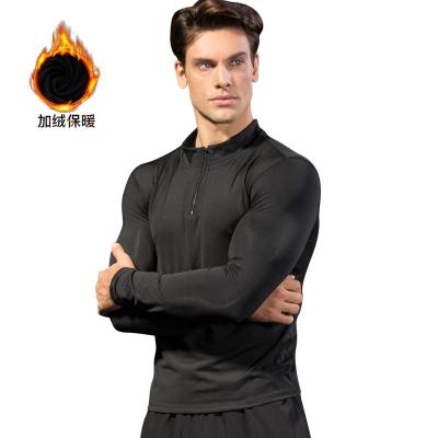 China Good Quality Breathable Cheap Custom Supplier Fleece Winter OEM ODM Long Sleeve Gym Gym Clothes Men for sale