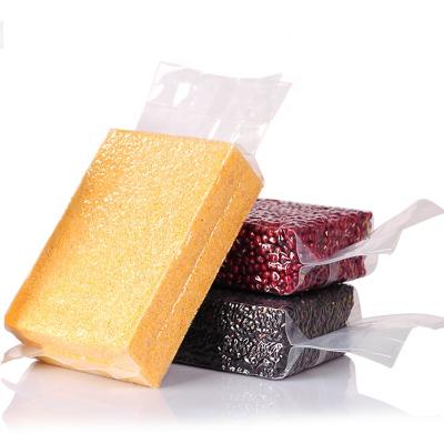 China BIODEGRADABLE Clear Cheap Custom Freezer Frozen Food Bag Vacuum Bags Plastic Packaging Bag for sale