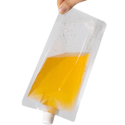 China BIODEGRADABLE Transparent Foil Seal Pouch Tea Frozen Food Stand Up Bags Laminated Plastic Packaging Film With Ziplock for sale