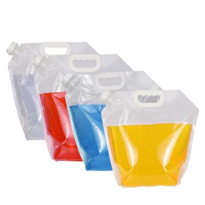 China Hot Sale Disposable Plastic Bag For Food Size 1oz 4oz Custom Spout Pouch For Liquid Items Stand Up Bags for sale