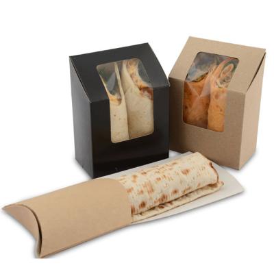 China Disposable Disposable Catering Paper Biodegradable Printed Fast Food Wrap for sale