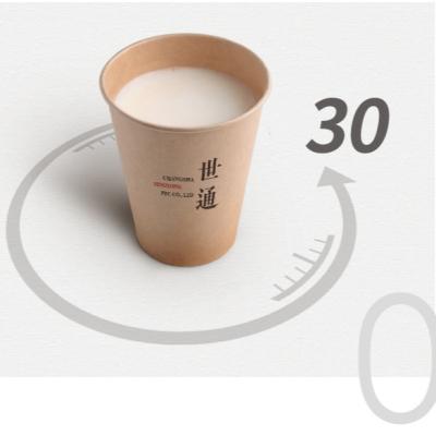 China Customized Biodegradable Kraft Paper Disposable Bowl Take Out With Cover Packing Round Soup Cup Barrel for sale