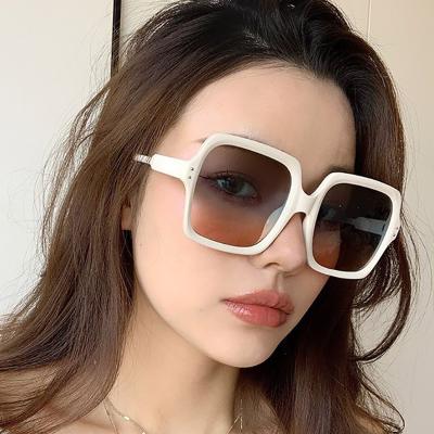 China Wholesale Custom Sunglasses MN3378 Lucky LOGO Sun Glasses Lady Custom Made Sun Glass 2022 New Style Popular Big Frame Sunglasses For Women for sale