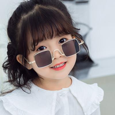 China Fashion Sunglasses Children Shape Metal Square Sunglasses Girls Children Sunglasses Sun Glasses for sale