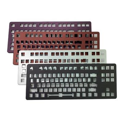 China OEM CNC Keypad Aluminum Mechanical Keypad Case Aluminum Mechanical Key Case/Plate/Milling Weights 100%/80%/60%/Top/Bottom for sale