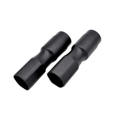 China Aluminum Quality Customized CNC Spindles Black Anodic Oxidation Round Sleeve Aluminum Spindle Shafts for sale