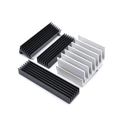 China OEM Aluminum Fabrication Dongguan CNC Machining Custom Precision Turning Anodized Aluminum Radiator Extrusion CNC Machining for sale