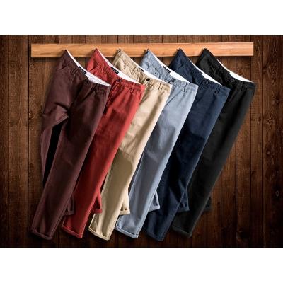 China Anti-Static Main Products Men's Multicolor Casual Pants Multicolor Twill Pants Men's Twill Pants Pure Cotton Pants for sale