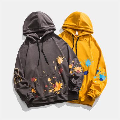 China Sustainable Organic Cotton Printed Hoodie Logo High Quality Custom Screen Prints Mens Heavy Oversized Mens Hoodies for sale