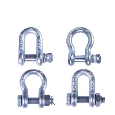 China Rigging Type Screw Pin Anchor Arc General Industry Green Hardware G209 USA Shackle for sale