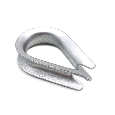 China DIN6899 M6-M12 Heavy Industry Wire Rope Thimble Rigging Carbon Steel Galvanized Ring Triangular Quark Triangular Ring for sale