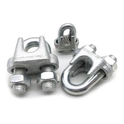 China General Industry High Quality Heavy Duty Us Rigging Type Wire Rope Clip Drop Forged Hot Dip Galvanized Clamp for sale