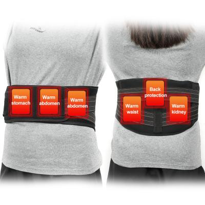 China 2021 Hot Adjustable Waist Massager Waist Belt Massage Abdominal Belt for sale