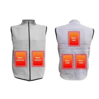 China Women Breathable Temperature Control Vest Intelligent Heating Sleeveless Jacket Thicken for sale