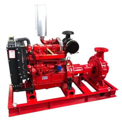 China Buildings Diesel Engine Emergency Water Supply Pump Commercial Fire Fighting Unit for sale