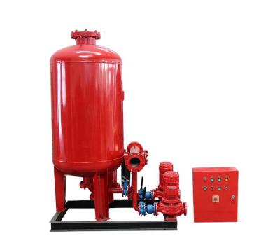 China Commercial Buildings Vertical Booster Pump For Fire Fighting System Set Pressure Tank for sale