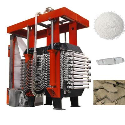 China Vertical Automatic Sewage Treatment Powder Dewatering Filter Press for sale