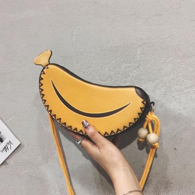 China High Quality Hot Selling Cute Fruit Banana Shape Bags Women Handbags Ladies Handbags Girls Purses for sale