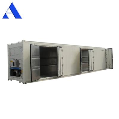 China Fresh Goods Transport Customized 40ft Thermo King Refrigerator Container Side Door Reefer Container for sale