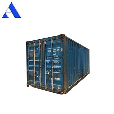 China 20 Foot Corten-A Steel Used Shipping Container 20 Ft Stock In Tianjin Qingdao Shanghai Ningbo Shenzhen Guangzhou for sale