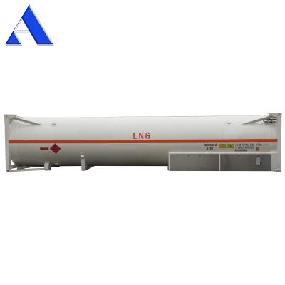 China LR LR Certified New 40ft UN T75 ISO Tank Container For Liquid Argon / LNG / LOX for sale