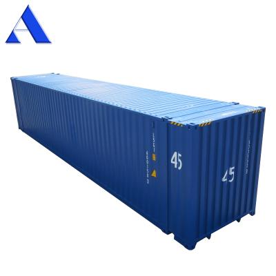 China Corten - One Color Steel CSC Customized Logo Certified New 45 Feet Shipping Containers With Steel Floor for sale