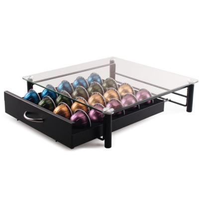 China Single viable drawer capsule pod coffee capsule holder nespresso storage for sale