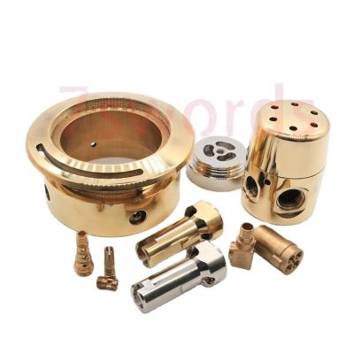 China Manufacture Instrument Machining Press Chandelier Earring FO Aluminum Stamping Lamp Small CNC Turned Brass Parts for sale