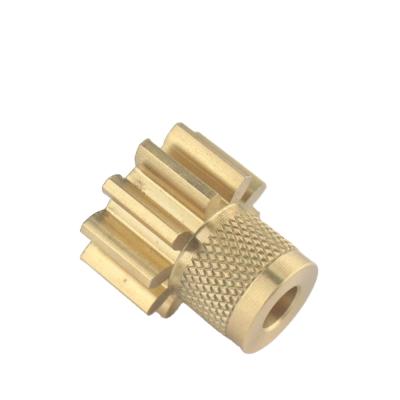 China Precision Aluminum Custom Machining CNC Parts Stainless Steel-Copper Brass Bevel Gear Turning Gear for sale