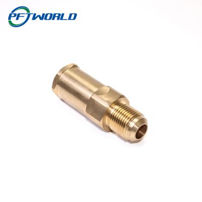 China China Wholesale Aluminum CNC Machined Lathe Brass Precision Hardware Turning Parts for sale