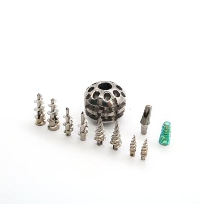 China M6 M3 M2 M1 Pure Aluminum Micro Anodized Bone Gr5 Bone Dental Implant Surgical Medical Titanium Screw for sale