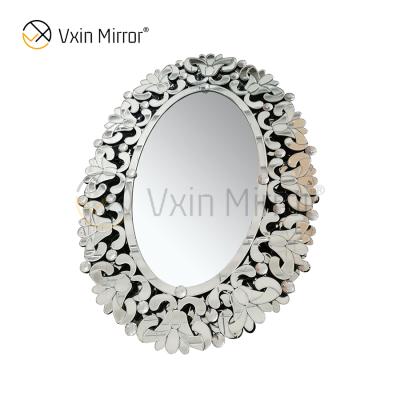 China WXM-1104 Modern Wall Decoration Hanging Silver Glass Venetian Mirror for sale