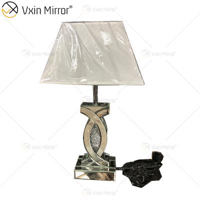 China New Modern Luxury Mirror WXTL-151-1 Bedside Mirror Crystal Lamp for sale