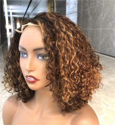 China Hot Sale Brazilian Pixie Curl Beauty Lace Closure Wigs Virgin Short Hair Wigs Pre Plucked Wholesale Wigs In Bulk for sale